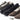 8000Kicks hemp sneakers in olive, black and brown, showing natural hemp texture and minimalist design across colorways.