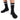 Striped Hemp Socks in Black