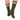 Striped Hemp Socks in Dark Green