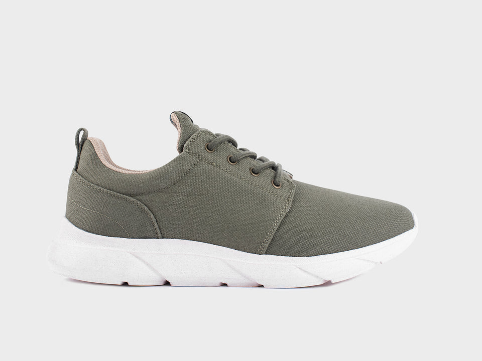 Dark Green Waterproof Hemp Shoes For Women | 8000Kicks