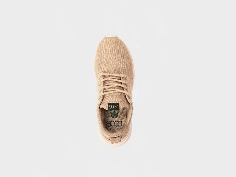 Explorer V2 for Men | All Beige | Hemp & Waterproof | 8000Kicks