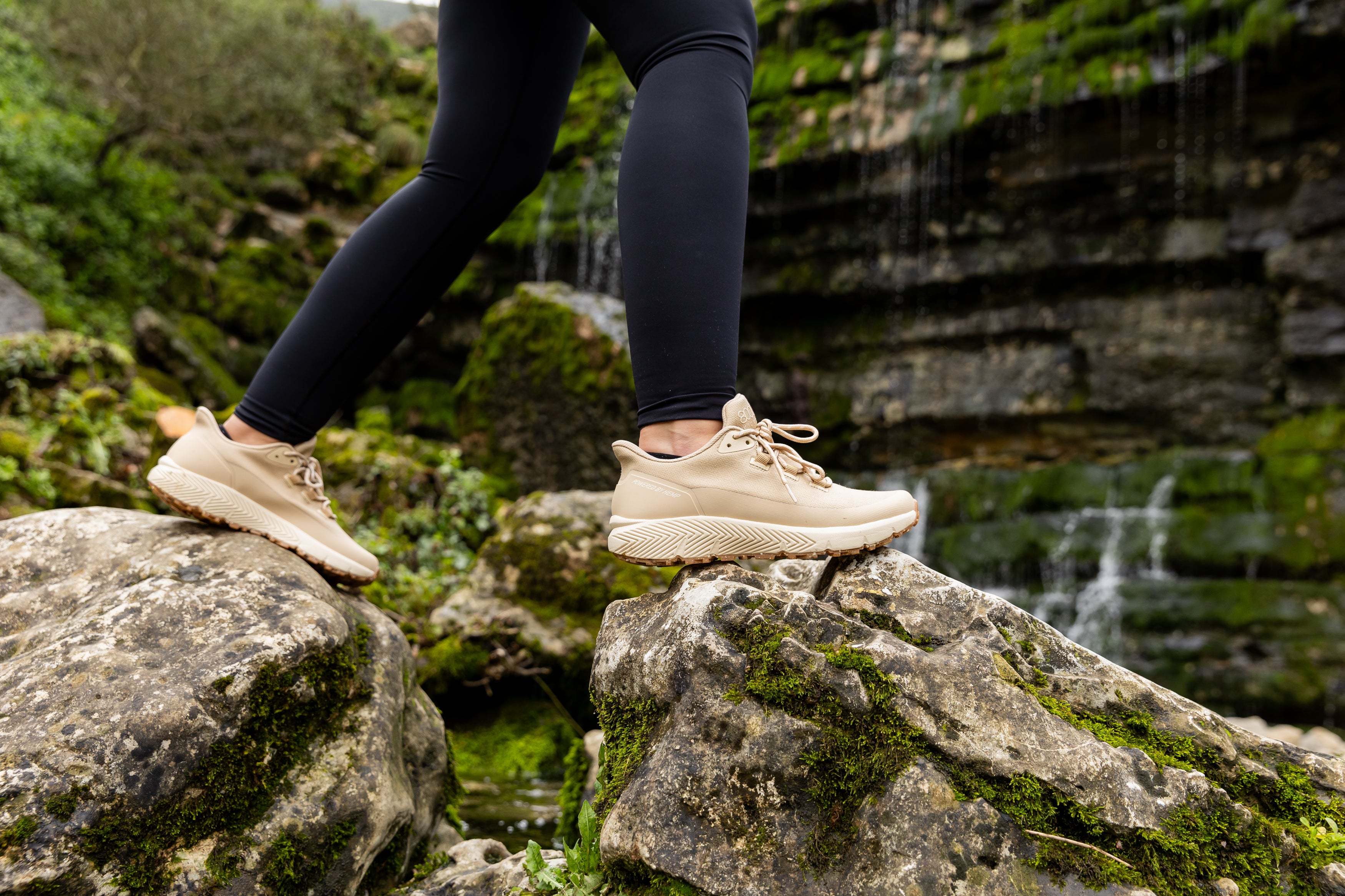 Trekker for Men Navy Blue - Hemp & Waterproof – 8000Kicks