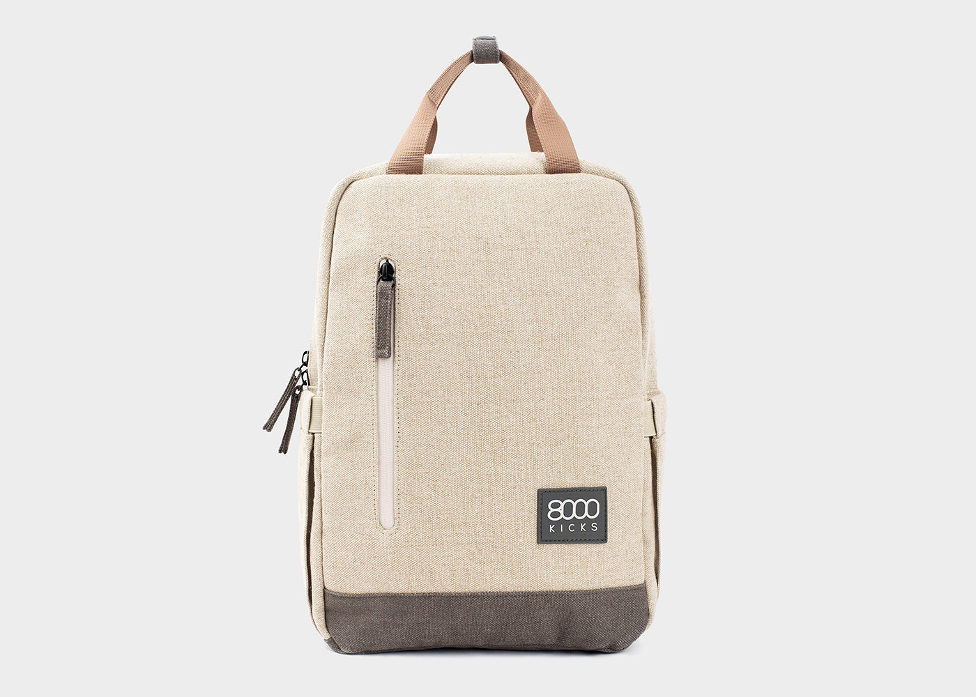 Small Hemp Backpack Beige