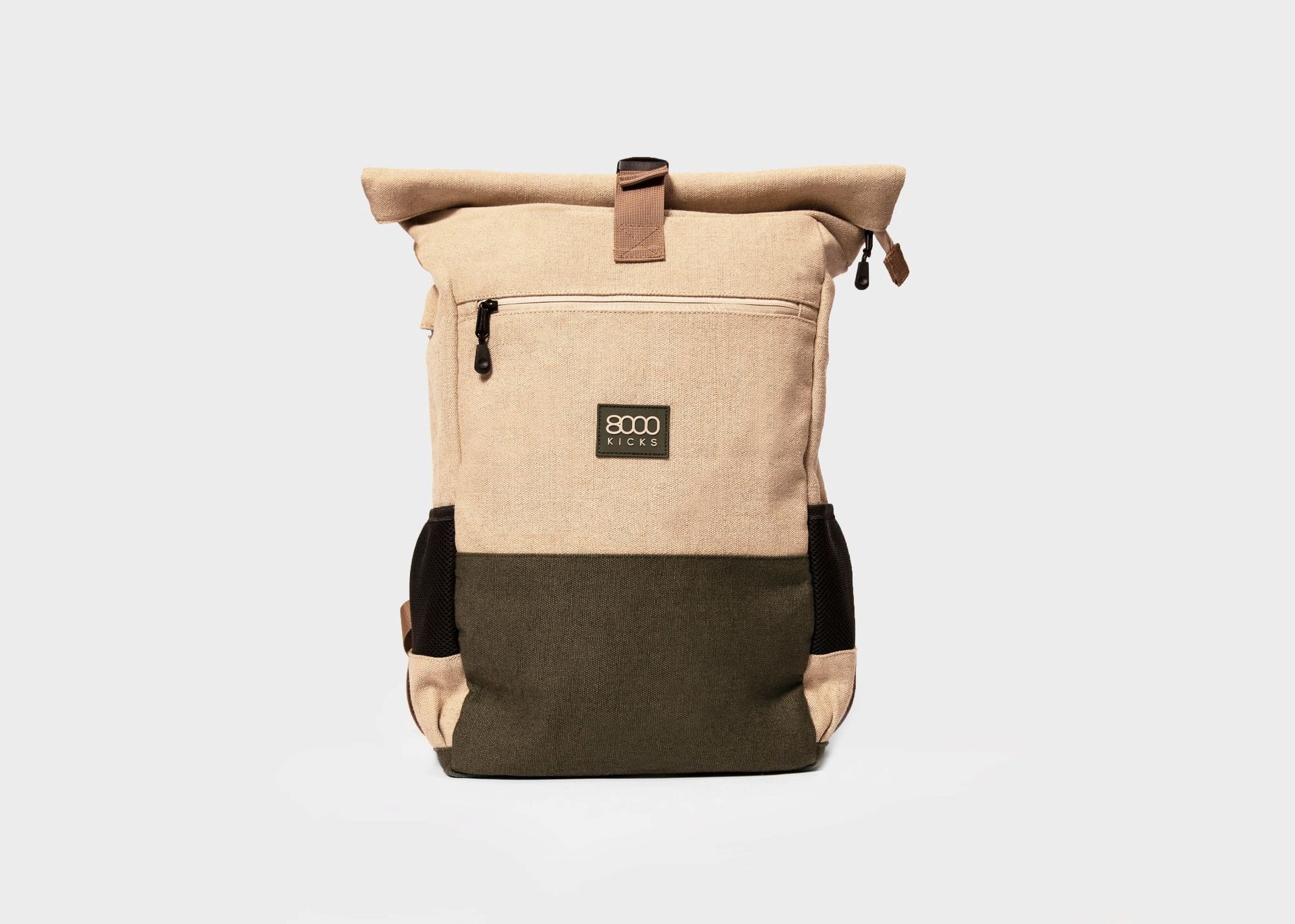 Everyday Hemp Rolltop Backpack Beige