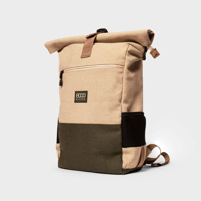 Everyday Hemp Rolltop Backpack: Durable, Water-Repellent Eco Gear for Urban and Outdoor Adventures-thumb-2