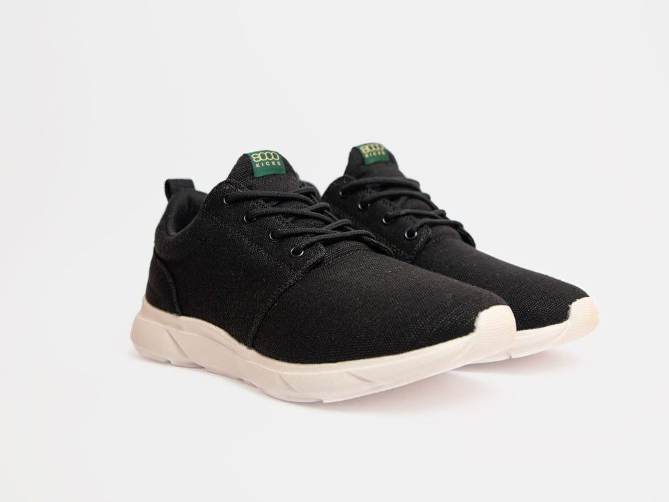Explorer V2 for Men | Black and White | Hemp & Waterproof – 8000Kicks