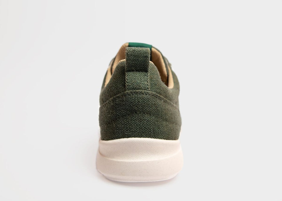 Dark Green Waterproof Hemp Shoes For Women | 8000Kicks