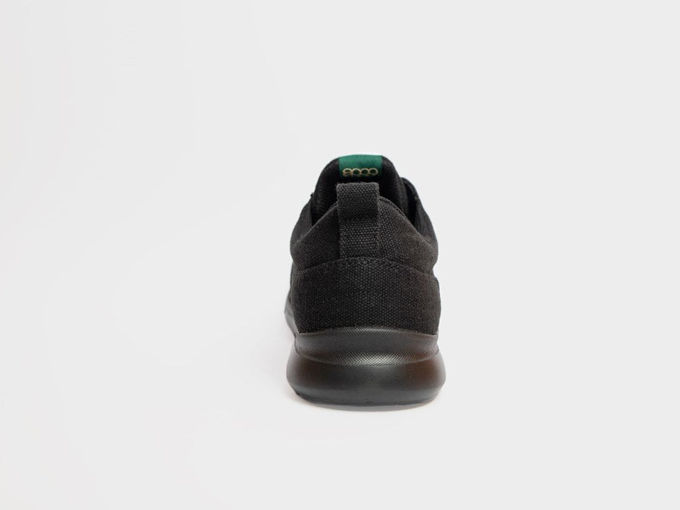 Full Black Waterproof Hemp Shoes For Women | 8000Kicks